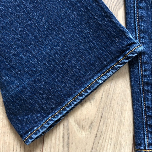 Women’s American Eagle Outfitters Stretch Straight Blue Denim Jeans size 8 short - Picture 10 of 14